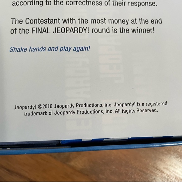Jeopardy Deluxe Edition Board Game-America's Favorite Quiz Show - Picture 11 of 11